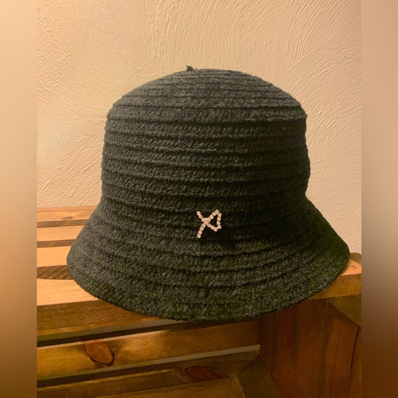 Vintage Chenille Bling Bucket Hat by Betmar - Picture 1 of 3